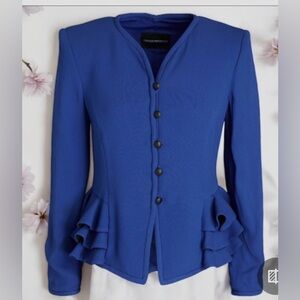 Emporio Armani Royal Blue Women's Blazer similar 8 - 10 INT 44 Authentic